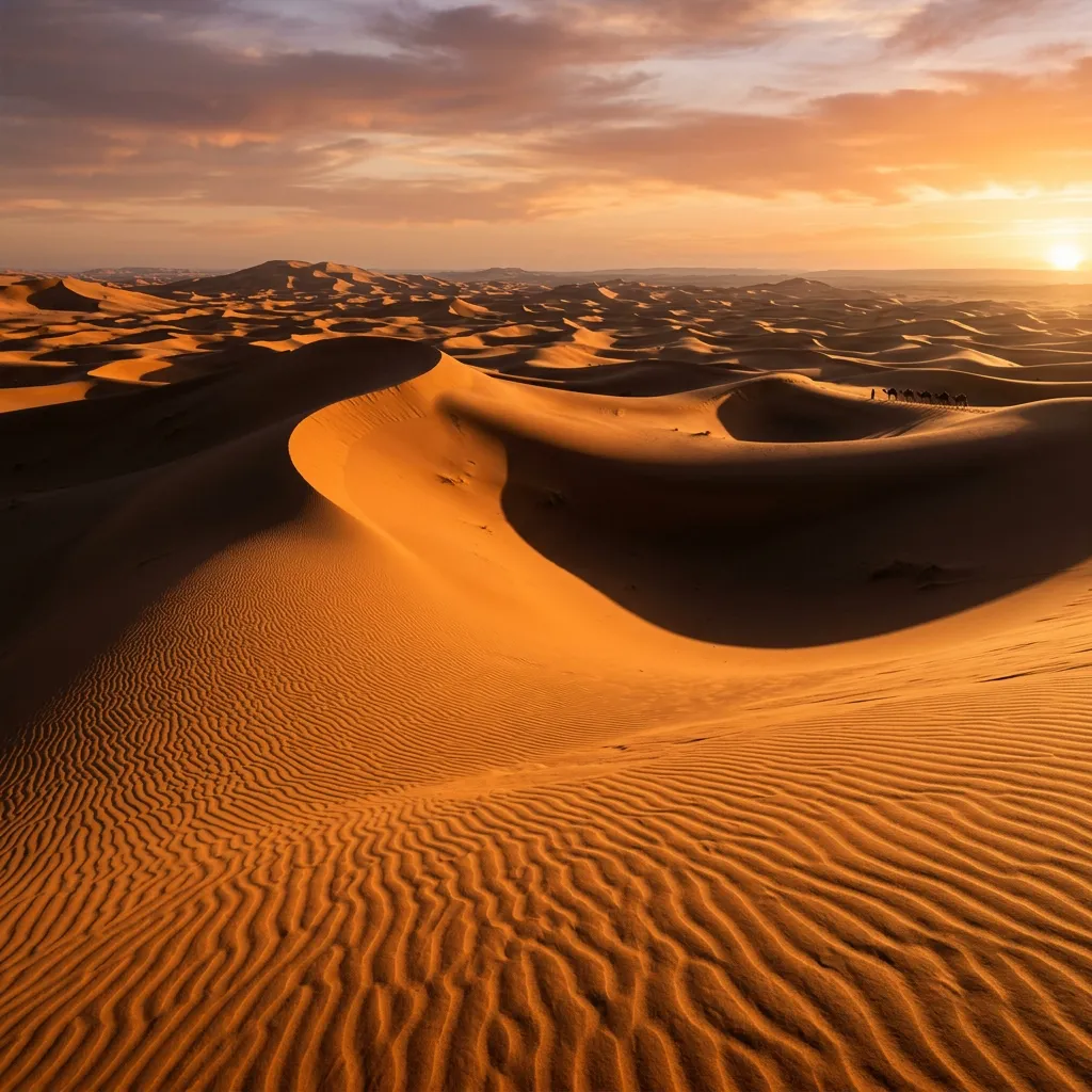 Desert Ruins Gateway visual output example
