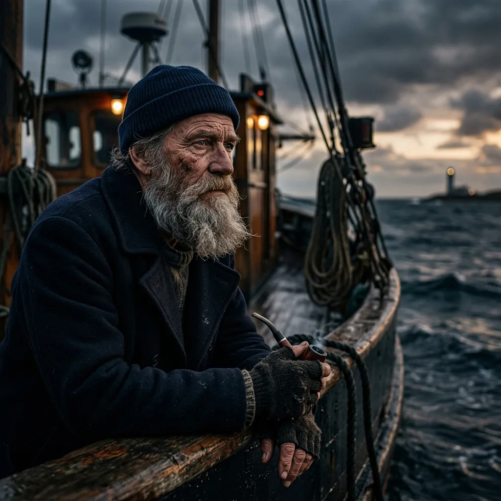 Moody Boat Portrait visual output example